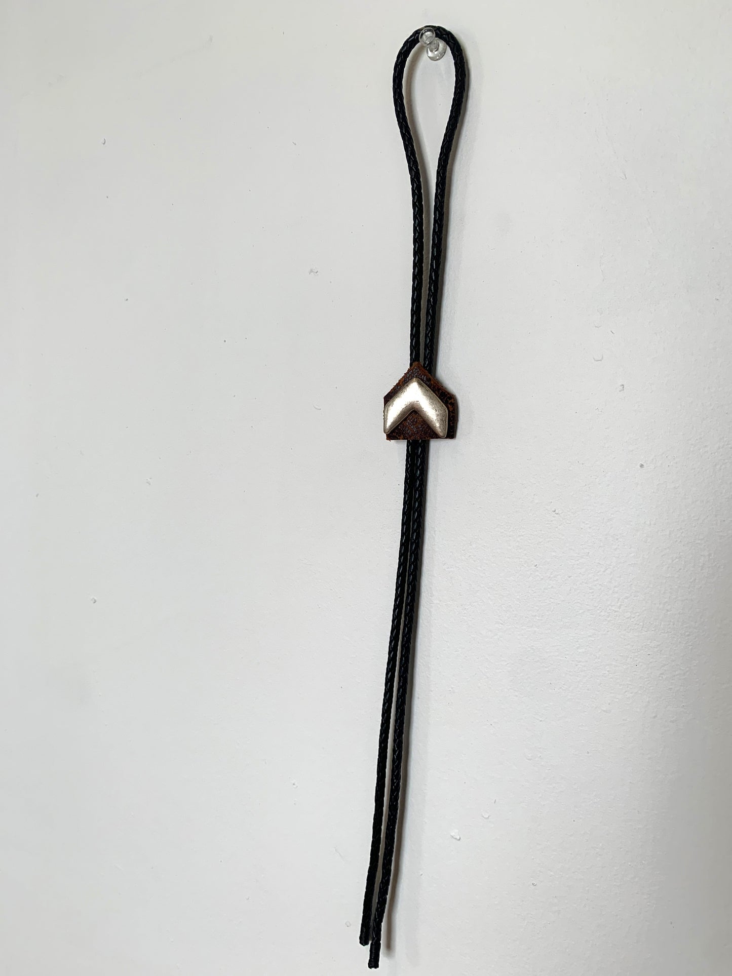 Bolo Tie  (Chevron, Brown)