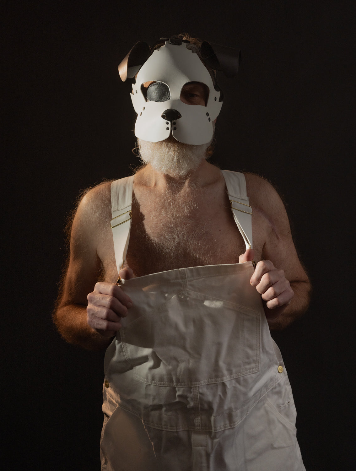 White Pup Mask