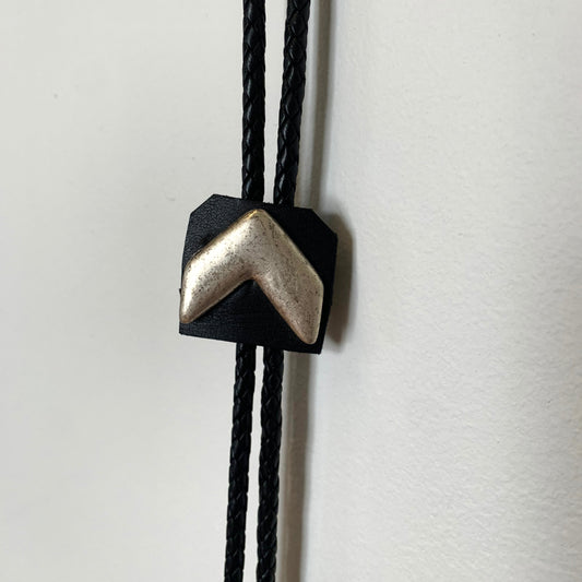 Bolo Tie  (Chevron, Black)