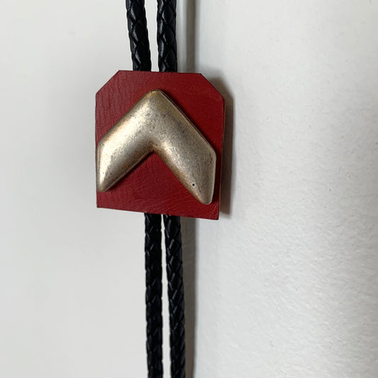 Bolo Tie  (Chevron, Black)