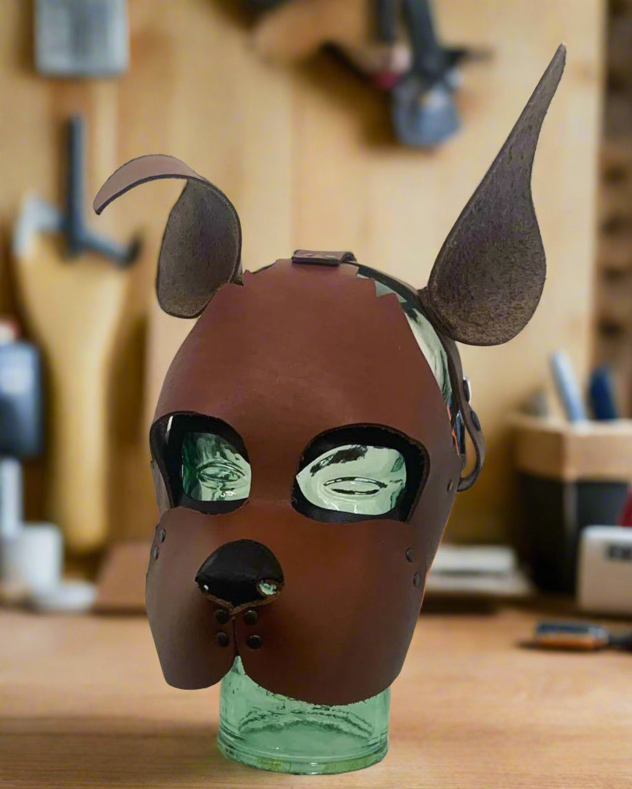 Brown Pup Mask