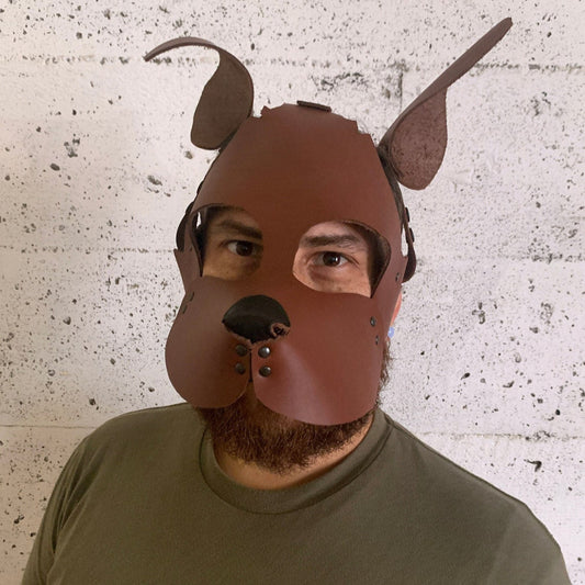 Brown Pup Mask