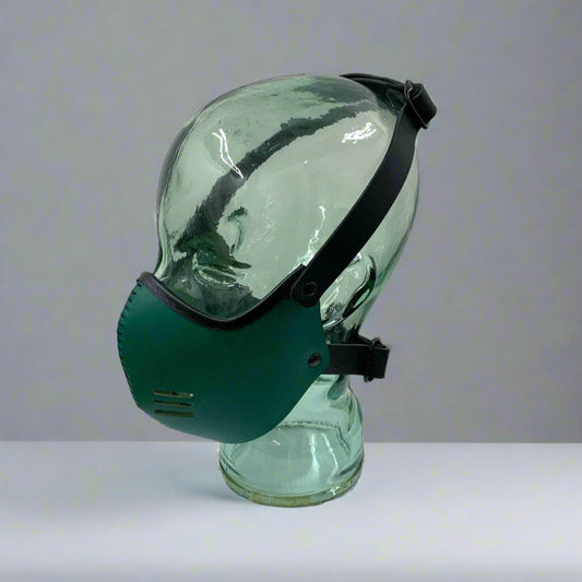 Leather Punk Mask (teal)